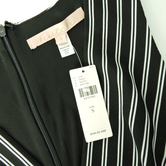 Anthropologie Hutch Asymmetrical striped Dress new - Picture 8 of 10